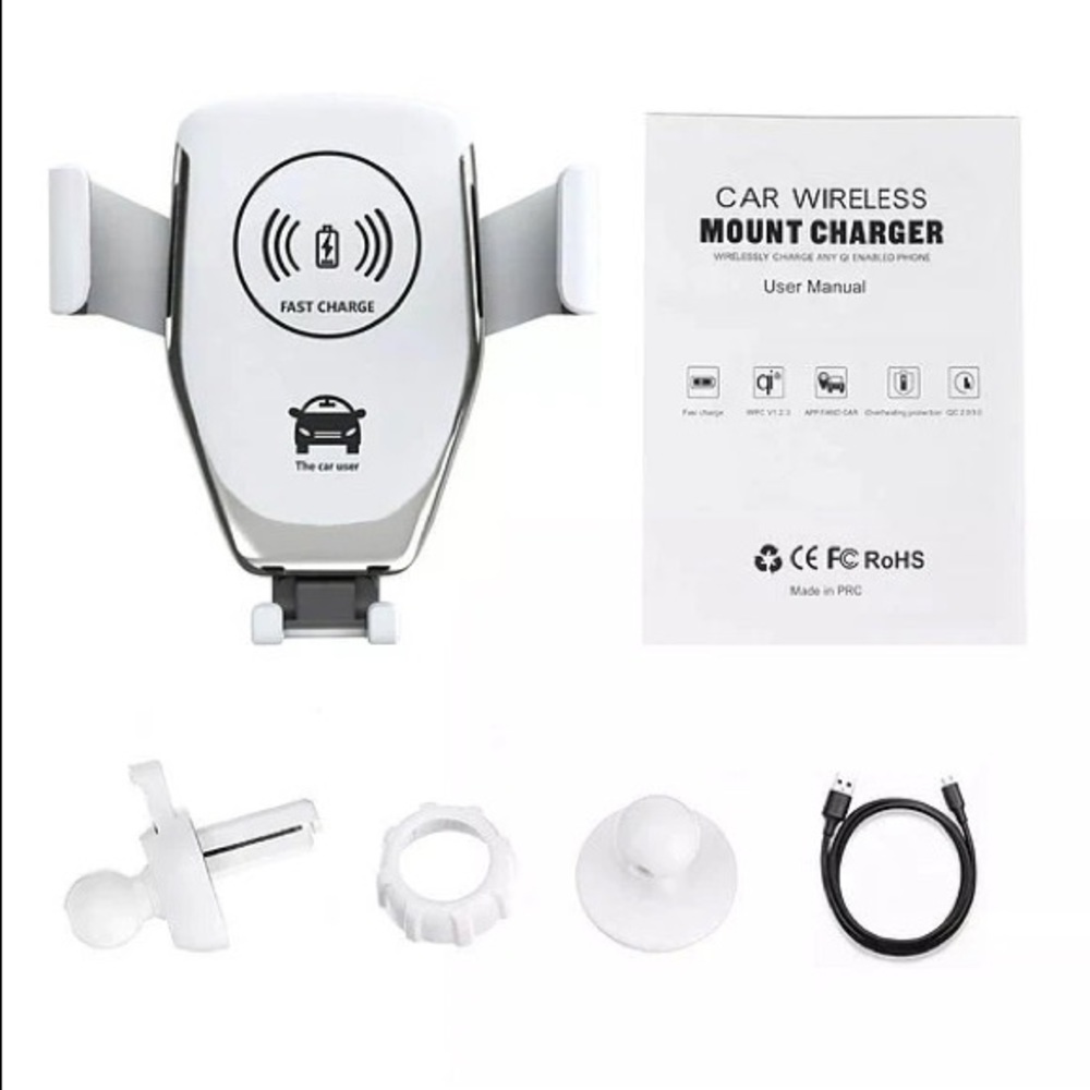 Wireless mounted phone charger. Capable for all phones.